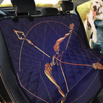 Astrological Sagittarius Sign Print Pet Car Back Seat Cover