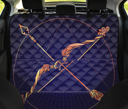 Astrological Sagittarius Sign Print Pet Car Back Seat Cover