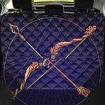 Astrological Sagittarius Sign Print Pet Car Back Seat Cover