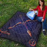 Astrological Sagittarius Sign Print Quilt
