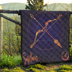 Astrological Sagittarius Sign Print Quilt