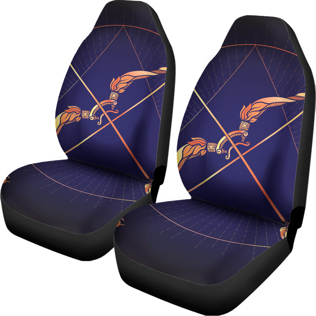 Astrological Sagittarius Sign Print Universal Fit Car Seat Covers