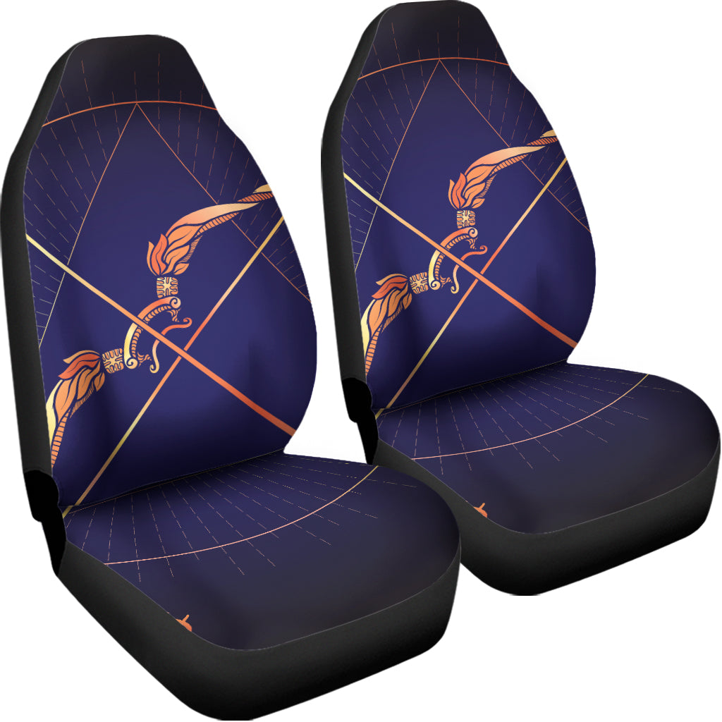 Astrological Sagittarius Sign Print Universal Fit Car Seat Covers