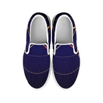 Astrological Sagittarius Sign Print White Slip On Shoes