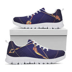 Astrological Sagittarius Sign Print White Sneakers
