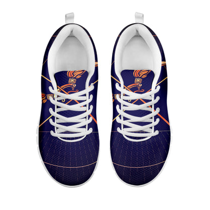 Astrological Sagittarius Sign Print White Sneakers