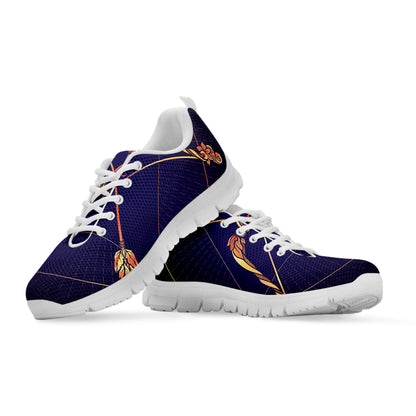 Astrological Sagittarius Sign Print White Sneakers
