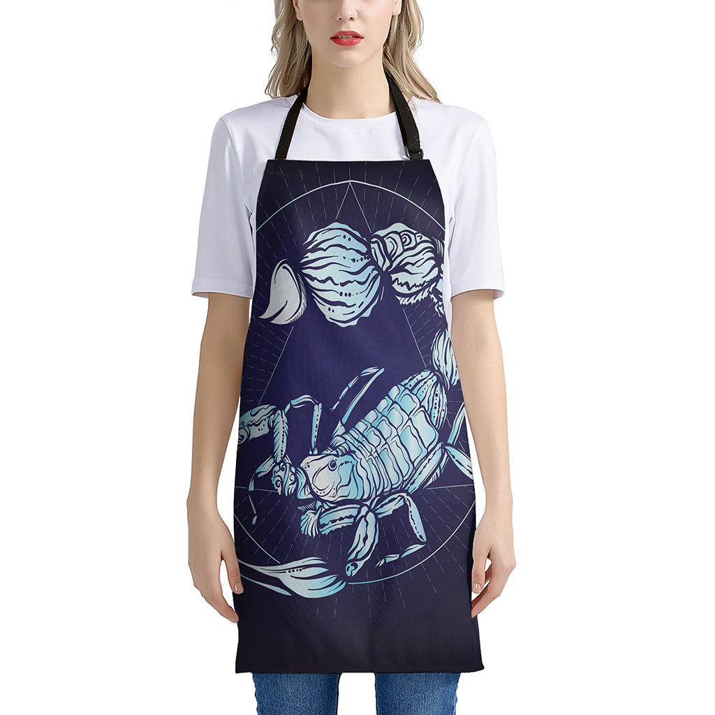 Astrological Scorpio Sign Print Apron