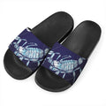 Astrological Scorpio Sign Print Black Slide Sandals