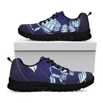 Astrological Scorpio Sign Print Black Sneakers
