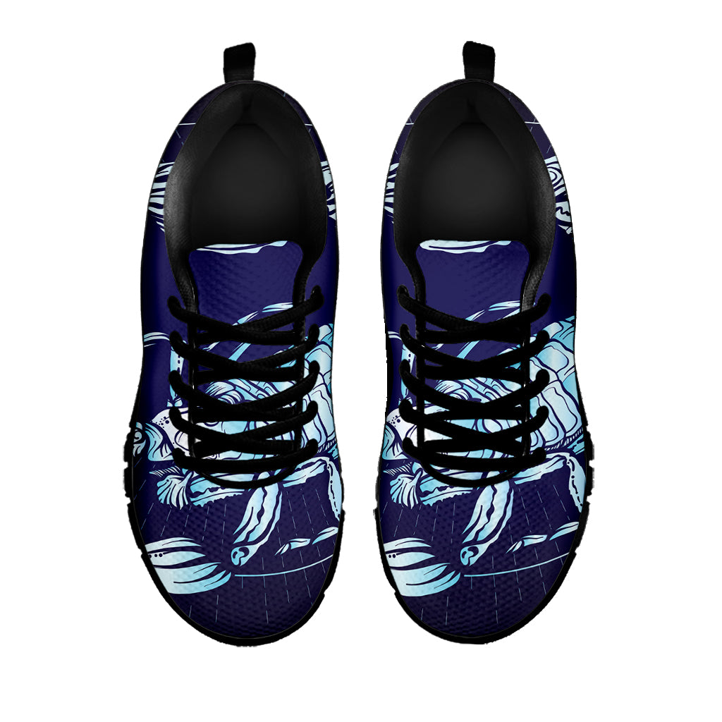 Astrological Scorpio Sign Print Black Sneakers