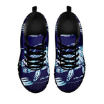 Astrological Scorpio Sign Print Black Sneakers