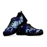 Astrological Scorpio Sign Print Black Sneakers