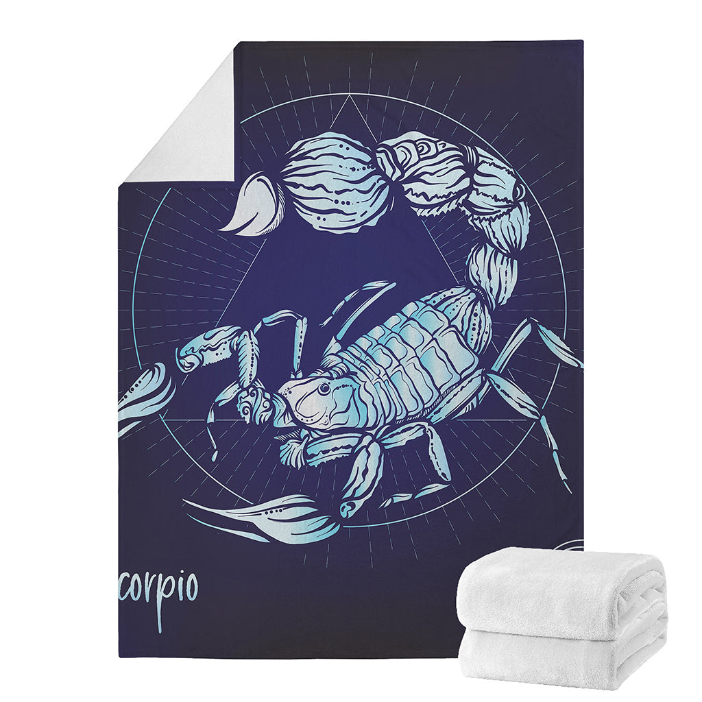 Astrological Scorpio Sign Print Blanket