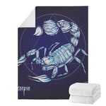 Astrological Scorpio Sign Print Blanket