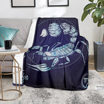Astrological Scorpio Sign Print Blanket