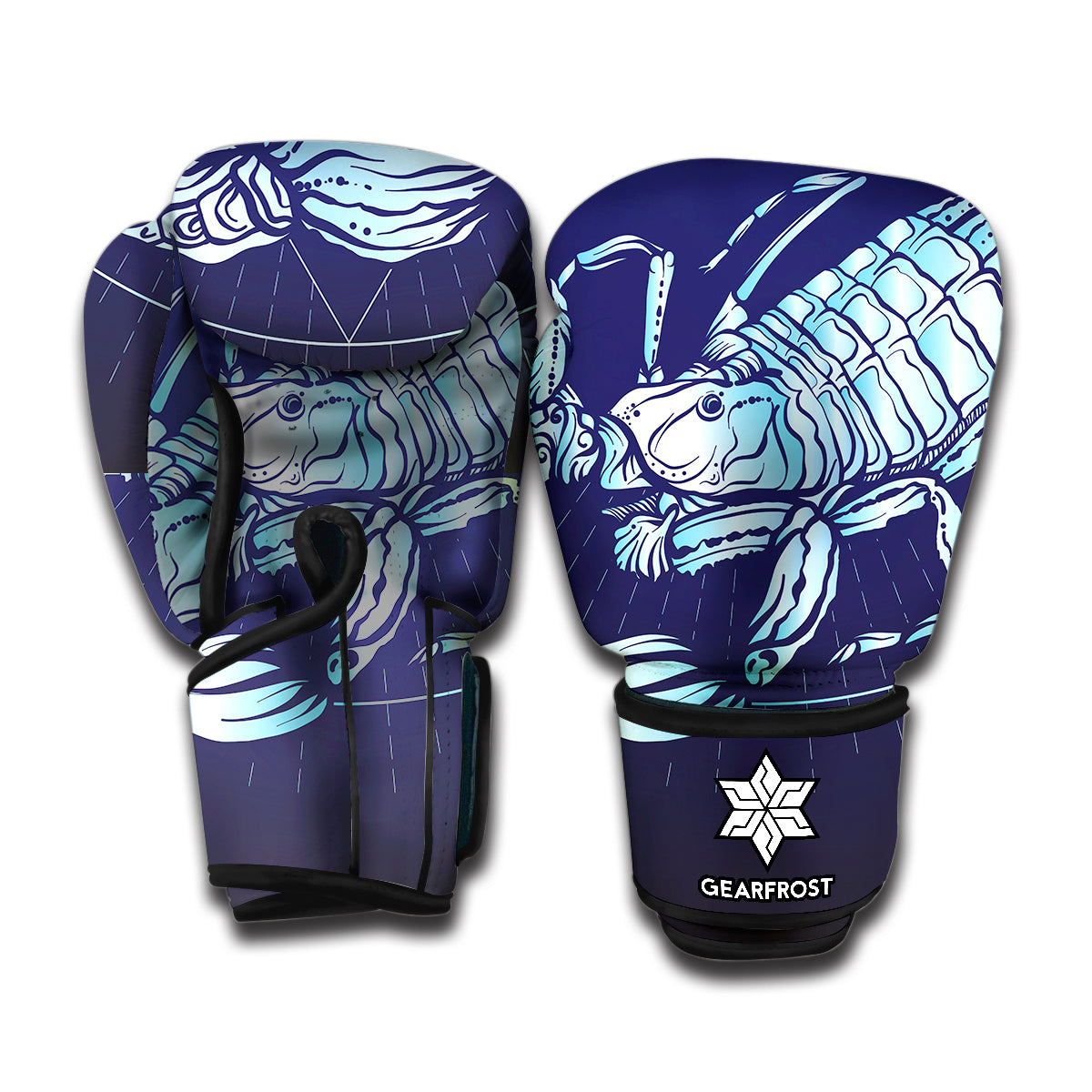Astrological Scorpio Sign Print Boxing Gloves