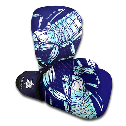 Astrological Scorpio Sign Print Boxing Gloves