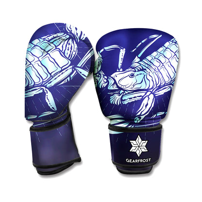 Astrological Scorpio Sign Print Boxing Gloves