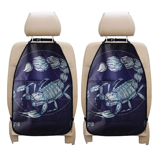 Astrological Scorpio Sign Print Car Seat Organizers