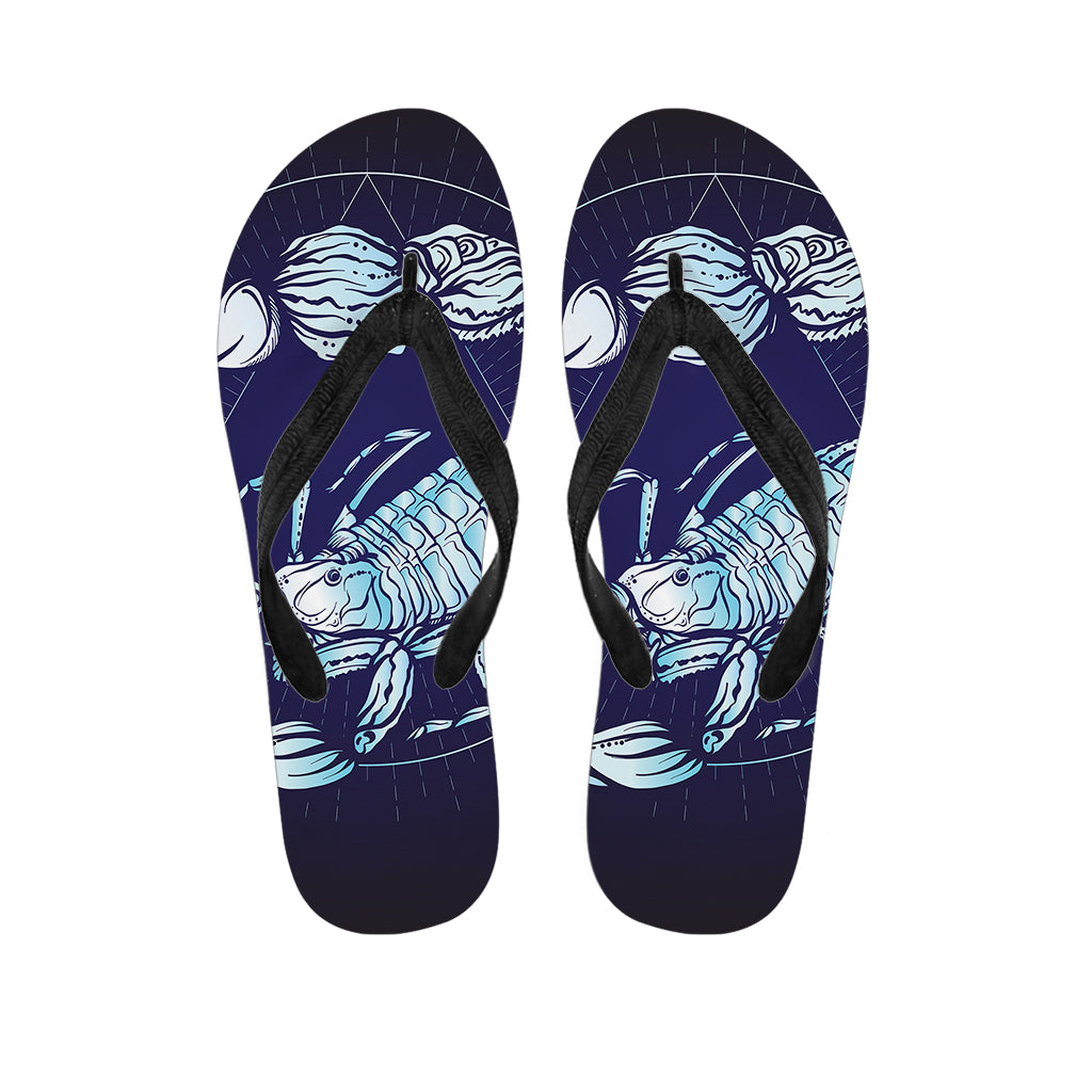 Astrological Scorpio Sign Print Flip Flops