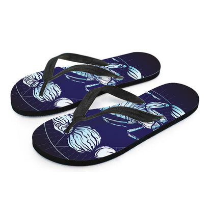 Astrological Scorpio Sign Print Flip Flops
