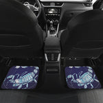 Astrological Scorpio Sign Print Front and Back Car Floor Mats