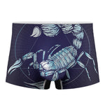 Astrological Scorpio Sign Print Men's Boxer Briefs