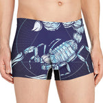 Astrological Scorpio Sign Print Men's Boxer Briefs