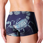 Astrological Scorpio Sign Print Men's Boxer Briefs