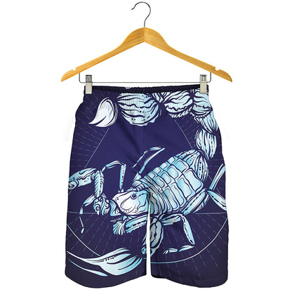 Astrological Scorpio Sign Print Men's Shorts