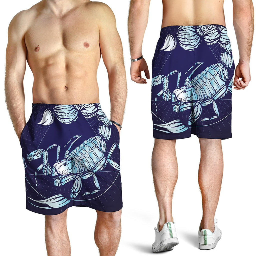 Astrological Scorpio Sign Print Men's Shorts