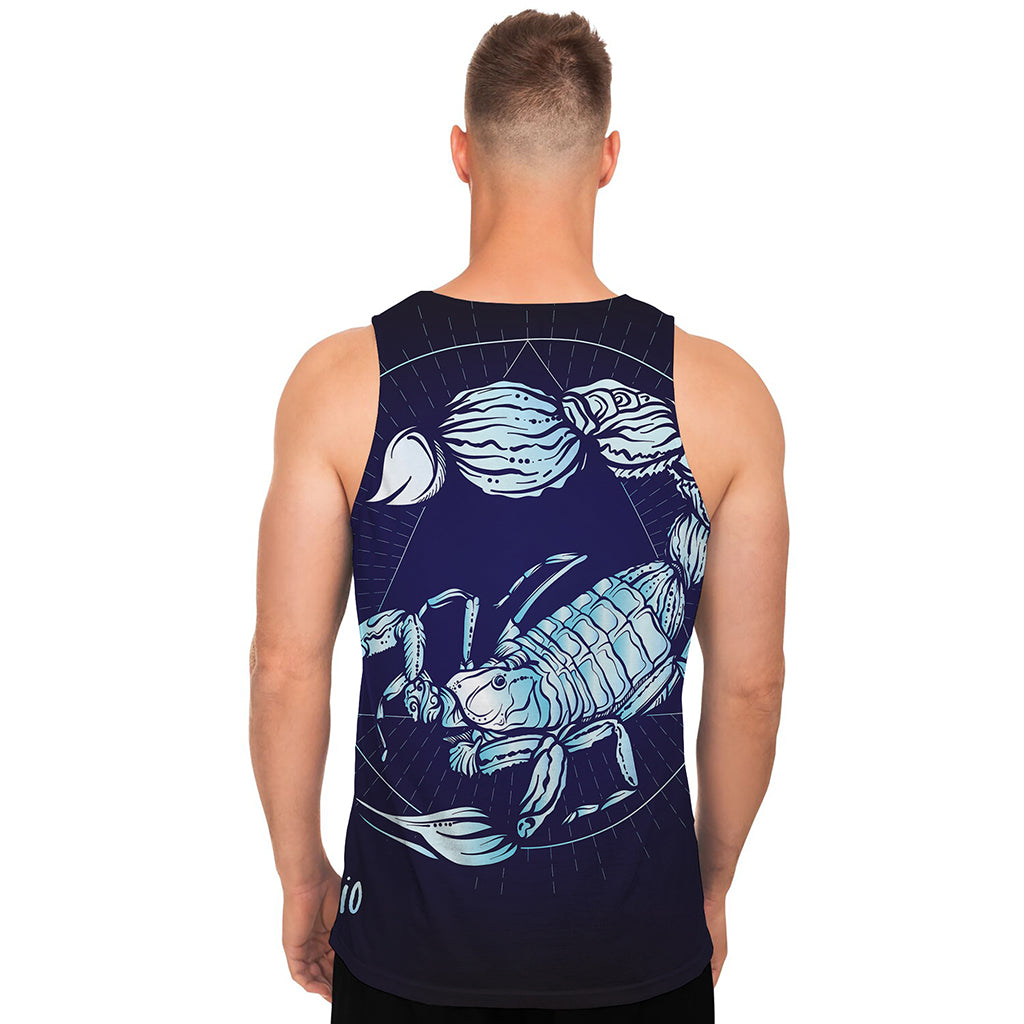 Astrological Scorpio Sign Print Men's Tank Top
