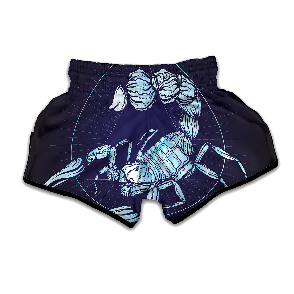 Astrological Scorpio Sign Print Muay Thai Boxing Shorts