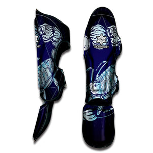 Astrological Scorpio Sign Print Muay Thai Shin Guard