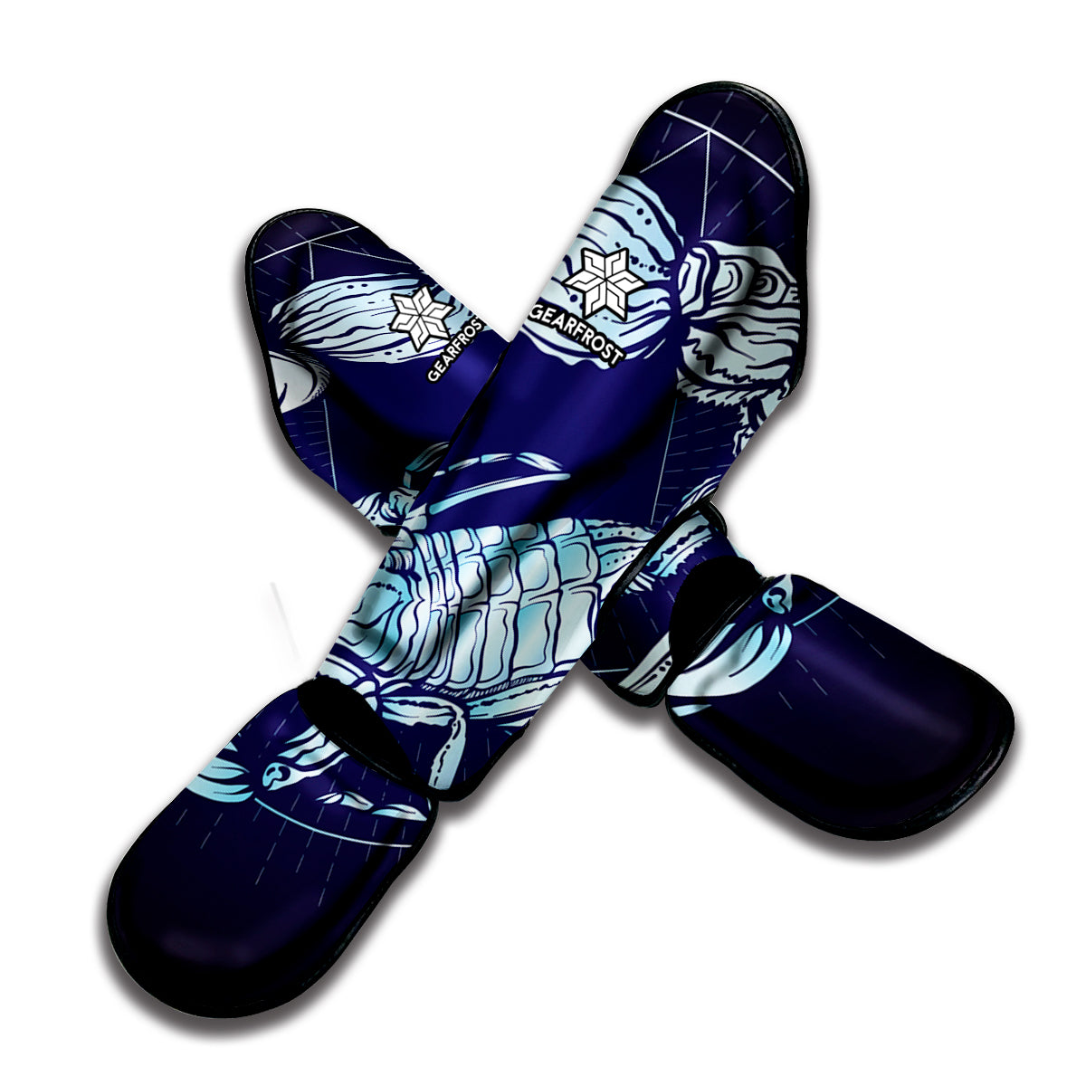 Astrological Scorpio Sign Print Muay Thai Shin Guard