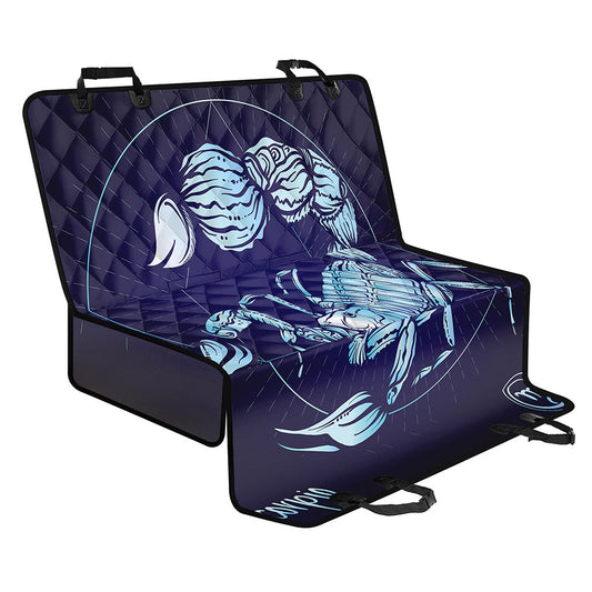 Astrological Scorpio Sign Print Pet Car Back Seat Cover