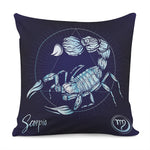Astrological Scorpio Sign Print Pillow Cover