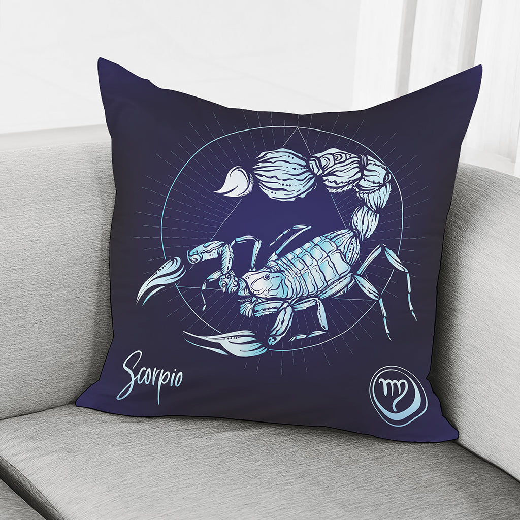 Astrological Scorpio Sign Print Pillow Cover