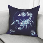 Astrological Scorpio Sign Print Pillow Cover