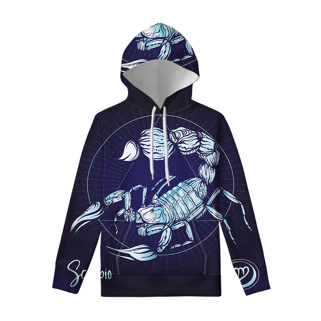 Astrological Scorpio Sign Print Pullover Hoodie