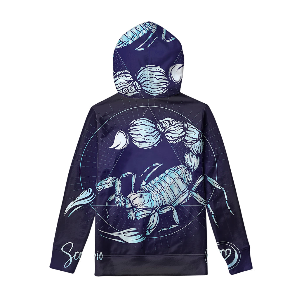 Astrological Scorpio Sign Print Pullover Hoodie