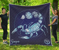 Astrological Scorpio Sign Print Quilt