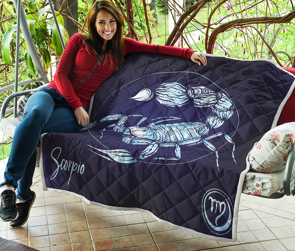 Astrological Scorpio Sign Print Quilt