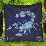 Astrological Scorpio Sign Print Quilt