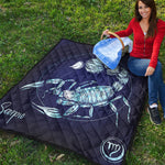 Astrological Scorpio Sign Print Quilt