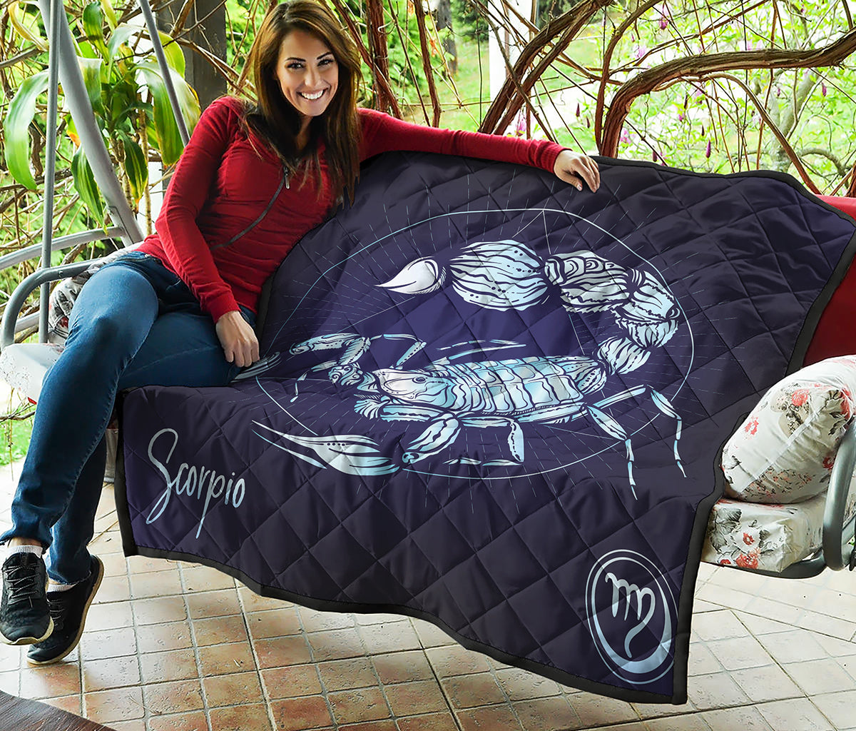 Astrological Scorpio Sign Print Quilt