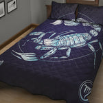 Astrological Scorpio Sign Print Quilt Bed Set