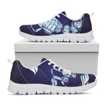 Astrological Scorpio Sign Print White Sneakers