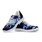 Astrological Scorpio Sign Print White Sneakers